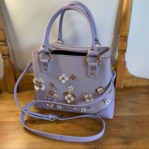Imo lavender cross body purse